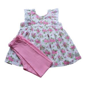 Eleanor Rose Valentine Bouquet Lacey Set. Size 8/10 and Size 10